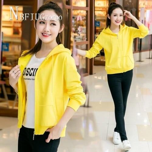 2020 Spring Summer Loose Zipper Women Coat Hooded Drawstring Sun Protection Female Jacket