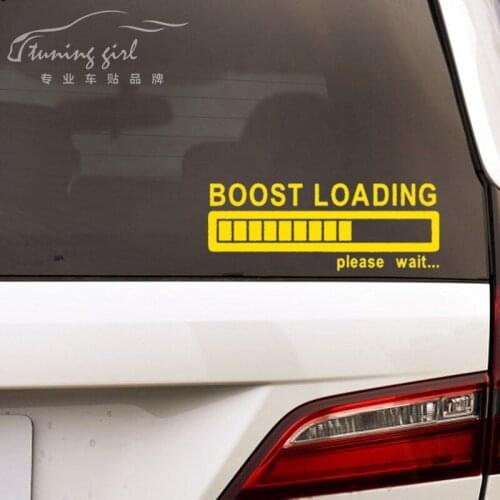 Car Stickers Boost Loading Funny Creative Decoration Decals For Windshield Vinyls Auto Tuning Styling D10
