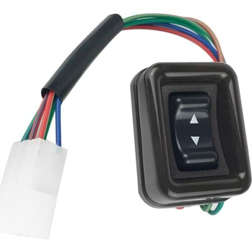 Driver Side Power Window Switch, OEM 84810-90A01-06 compatible for Toyota Pickup1988