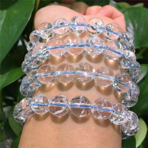 Natural Color Crystal Stone healing stones Beads Rainbow Round Beads For Jewelry Making DIY Fashion Bracelet 8/10/12/14mm