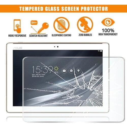 For Asus ZenPad 10 Z301MF Tablet Tempered Glass Screen Protector Scratch Resistant Anti-fingerprint HD Clear Film Cover