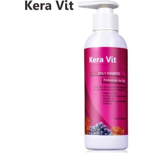 KeraVit Brazil Keratin Hair Treatment Daliy Shampoo Make Hair Smooth Refresh After Straight Hair Free Shipping