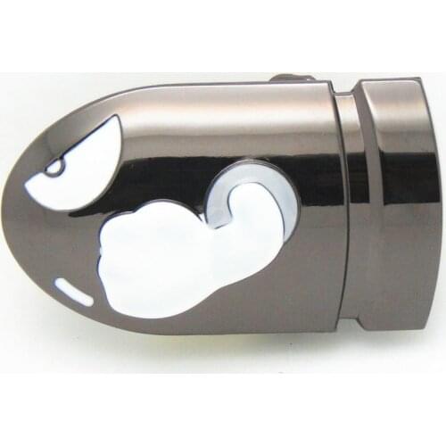 Western cowboy simple personality casual cartoon shark zinc alloy belt buckle men and women gift models