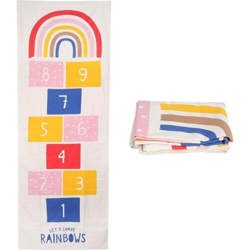 Baby Play Crawling Mat for Children Hopscotch Game Blanket Carpet Floor Playing Game Rectangle Mat Home Decortion