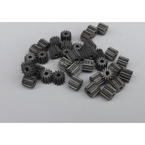 Aperture 2.3MM 13 tooth 0.5 mode metal gear remote controlled toy model motor spindle specific copper gear DIY accessories