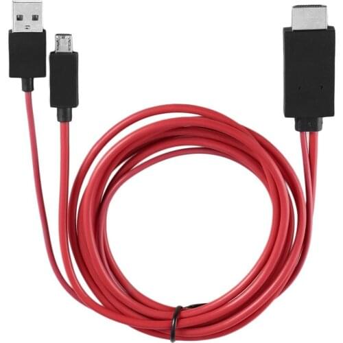 Micro USB to HDMI-compatible Cable 1080P MHL HDTV Cable Adapter Converter for Samsung for Huawei for Sony HTC LG