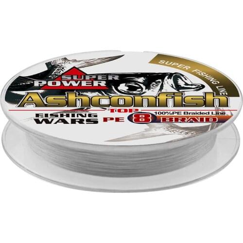 Braided fishing line 8 strands 100M 300M line spooler fishing all Ocean sea fishing smooth 6-100LBS resistant tough durable