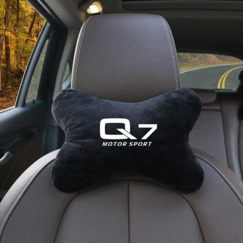 1Pcs/set Seat Neck Pillow Auto Headrest Support Car Headrest For Audi Q7 A4L A6L C5 C6 RS4 RS5 TT Car Accessories