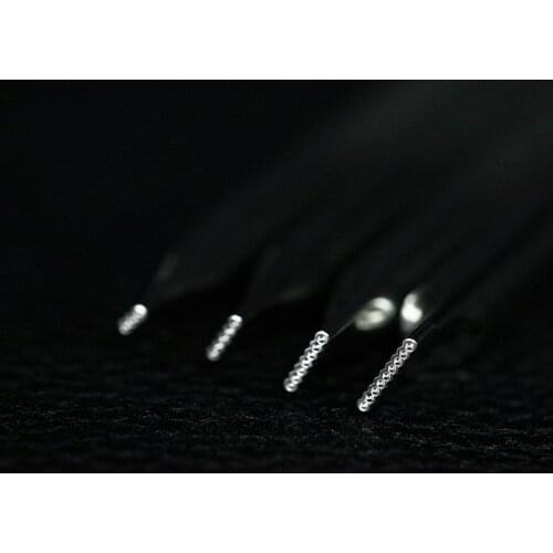 DIY handmade leather goods vegetable tanned leather stainless steel leather leather carving printing tool row of beads small