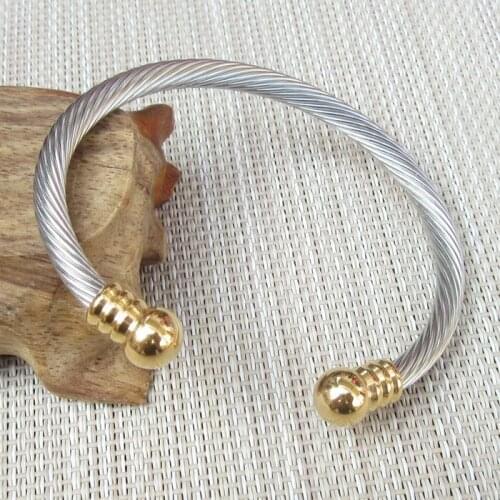 Special Offer Real Pulseiras Sterling Jewelry Multiple Twisting Line Fashion Jewelry Stainless Steel Bracelets For Women