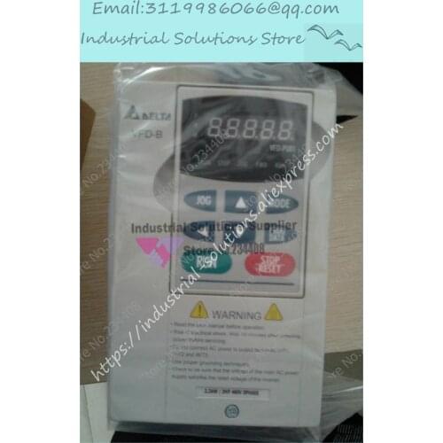 Input 3PH 380V Output 3PH Inverter VFD015B43A Function 0~480V 4.2A 0.1~400Hz 1.5KW 2HP New Original