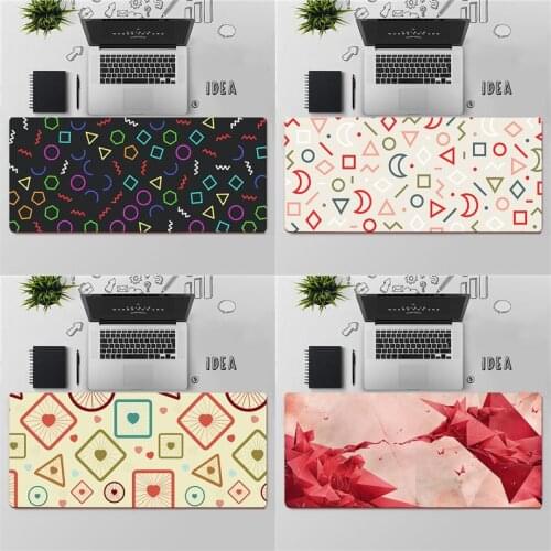 YNDFCNB Top Quality Simple Shapes DIY Design Pattern Game mousepad Free Shipping Large Mouse Pad Keyboards Mat