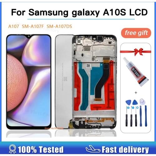 LCD Display For Samsung A10s A107FD A107M 6.2'' LCD For Samsung Galaxy A107/DS A107F Touch Screen Digitizer Assembly Replacement