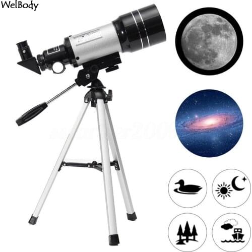 F30070M HD Astronomical Telescope With Tripod Phone Adapter Monocular Moon Bird Watching Kids Adults Astronomy Beginners Gift
