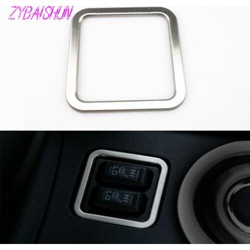 Car seat button Heating decorative cover trim Suitable for Mitsubishi Outlander 2013 2014 2015 styling cars