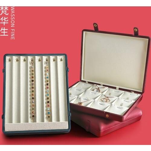 Double Breasted Display Box Jewelry Jewelry Pendant Ring Bracelet Storage Look Pallet Jewelry Gift Box