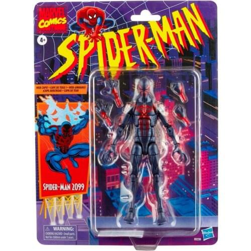 Hasbro Marvel Legends Series 6-Inch Scale Action Figure Toy Spider-Man 2099 Model Toy Collection Spider-Man 2099