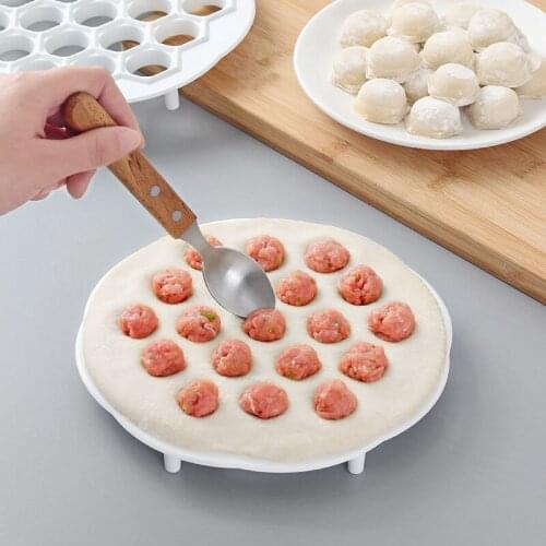 19 Holes Dumpling Mold Plastic Dumpling Ravioli Mould Maker Reusable Press Dumpling Molds Household Kitchen Gadget Accessories