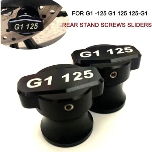 Swingarm Spools Rear Stand Screws Sliders For Zontes G1 -125 G1 125 125-G1 G1 Motorcycle