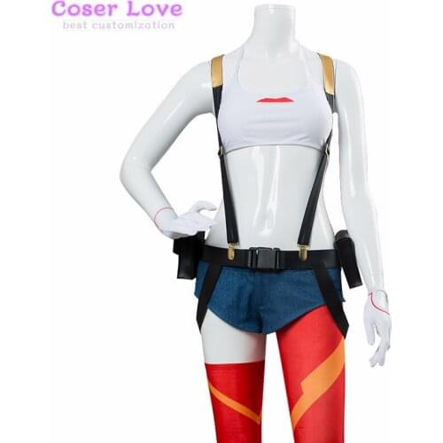PROMARE Burning Rescue Aina Ardebit Cosplay Costume Halloween Christmas New years party