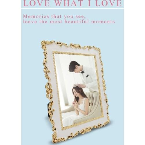 European creative photo frame decoration painting mirror wedding photo frame office area room cabinet set table photo frame