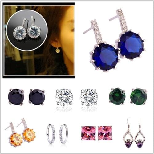 Серьги-гвоздики Lingmei China At AliExpress