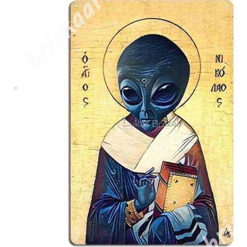 St. Alien Metal Signs Cinema Living Room Wall Vintage Plaques Tin sign Posters
