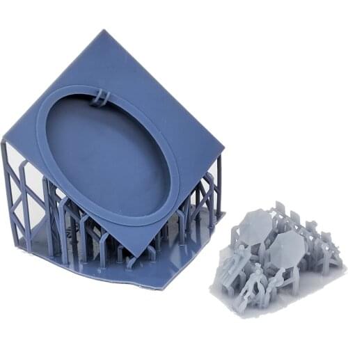 Outland Models Military Scenery Structure Swimming Pool Set with People 1:160 N Scale