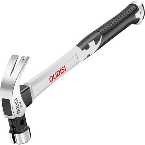 OUDISI Heavy Claw Hammer 100Z/130Z Nail Hammer Tool Steel Woodworking Striking Tools Magnetic Automatic Nail Suction Hammer