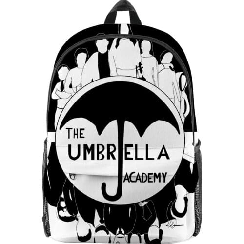 The Umbrella Academy Men Women Backpack Oxford School Bag High Capacity Teenager Girl Child Bag Travel Backpack