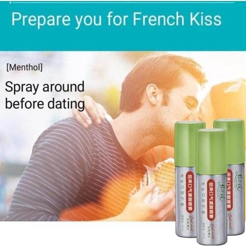 20ml Breath Freshener Spray Mint Bad Odor Halitosis Clean Mouth Treatment O7V4