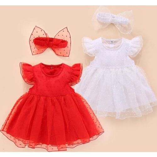 0-12Months Baby Infant Girl Clothing Lace Tutu Dress Toddler 2021 New Style Princess Party Summer Vestidos Girl Baby Dresses