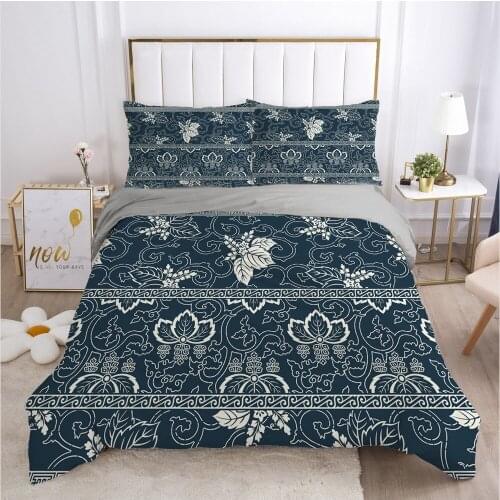 Modern Quilt/Comforter/Blanket Case Pillowcase with Zipper Duvet Cover Set Bedding Sets 3D Custom King Double Size Bed Linen