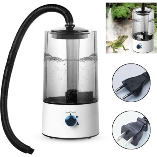 Terrarium Mist Reptile Humidifier Climbing Pet Box Humidifying Atomizer Water Tank Fog Machine for Snake Turtle Lizard Mist Make