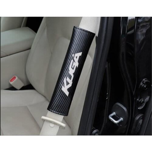 2pcs for Ford Kuga PU Fashion Car Seat Belt Cover Car Seat belt shoulder Pads car accessories