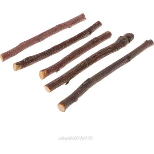 5pcs Chew Stick Tree Hamster Squirrel Natural Toys Parrots Rabbits N05 20 Dropshipping