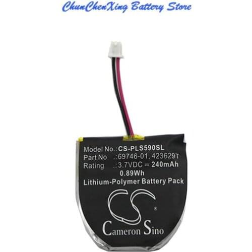 Cameron Sino Battery 423629T, 67777-01, 69746-01 for Plantronics Pulsar 590, Pulsar 590A, Pulsar 590E