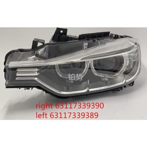 Car Headlight mask headlight glass headlight face headlight bi-xenon lamp left 2013-b mwF35 320Li 328Li 63117339389
