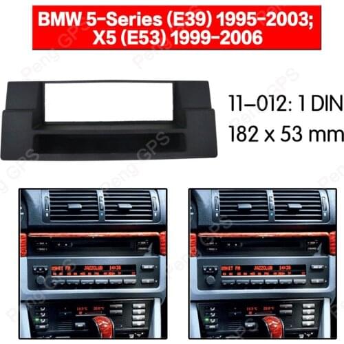 Car Radio stereo Fitting installation fascia For BMW 5-Series (E39) X5 (E53) 1995-2006 Stereo Frame Fascias Panel Facia DVD CD