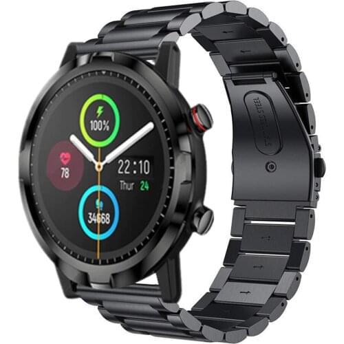 Stainless Steel Wrist Strap For Haylou RS3 LS04 RT LS05S Replacement Bracelet For Haylou Solar LS02 Metal Smart Watch Bands New