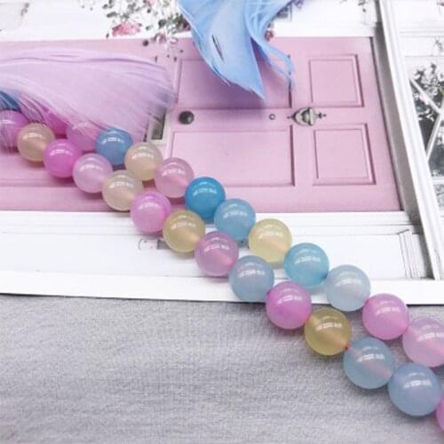 1 Strand Morgan Agates Beads Round Natural Stone Beads Girls Jewelry Making DIY Findings 4 6 8 10mm Hand Made Bracelet Materials