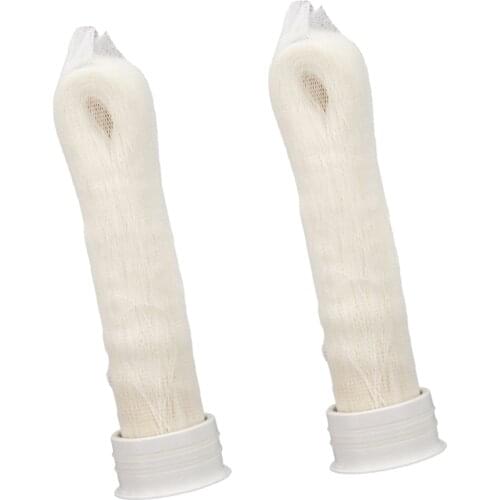 2 Pieces 10 Inch Hollow Fiber Filter for Water Purifier Household Pre-Filtration