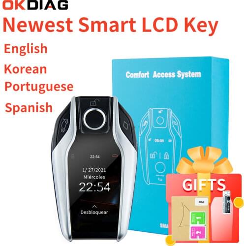 Korean/Portuguese/Spanish Modified Boutique Smart Remote Car Key LCD Screen CF500 For BMW/VW/Toyota/Lexus/KIA/Ford/Audi/Porsche