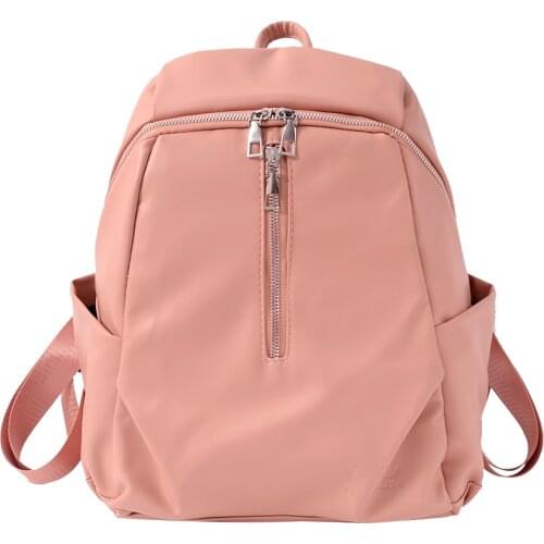 Women PU Leather Solid Color School Shoulder Bag Fashion Backpack Triple Zipper Pack Outdoor Casual Sports Student Schoolbag