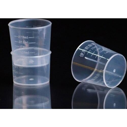 5Pcs 15/20/30/50/100ml DIY Epoxy Resin Plastic Measuring Cups Set For Handmade DIY Jewelry Making Tool Epoxy Resin Cup