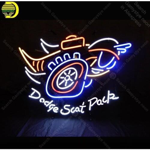 Neon light Signs SCAT PACK Car Neon Bulbs sign Lamp Handcraft restaurant display advertise neon Letrero Neons enseigne lumine