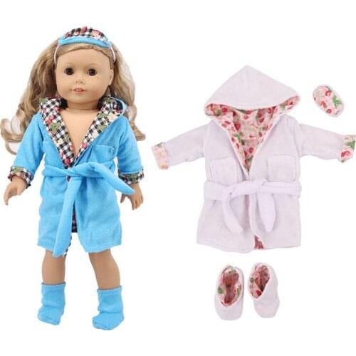 New Home Pajamas Fit 18 Inch American 43cm Baby Doll Clothes Accessories, The Best Christmas Gift For Children