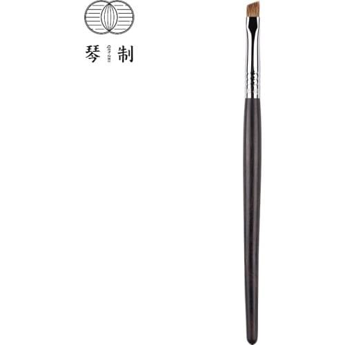 QINZHI Professional Handmade Make Up Brush G070 Angled Eyebrow Brush Soft Resilient Weasel Hair Makeup Brushes