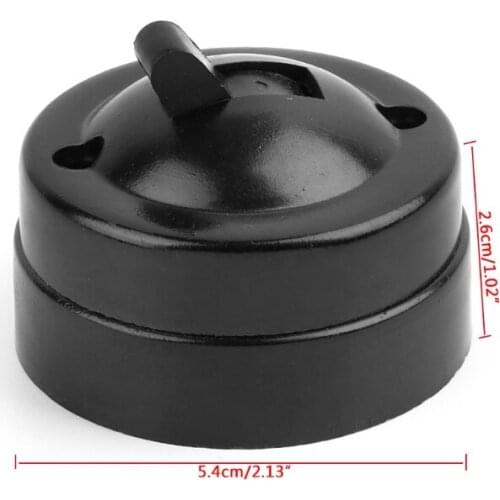 L9BE Retro Single-control Switch Surface Mounted Wall Light Button Old-fashioned