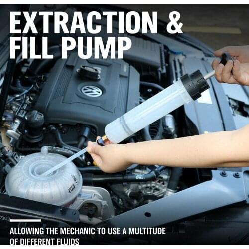 Fluid Extraction Filling Syringe Transfer Liquid Pump Oil Extractor Automotive